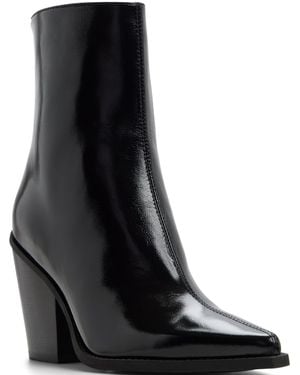 ALDO Norelle Pointed Toe Ankle Booties - Black