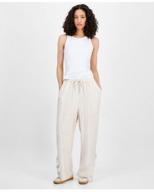 And Now This Cutout Drawstring Pants - White