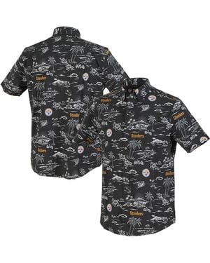 Reyn Spooner Pittsburgh Steelers Kekai Performance Button-down Shirt - Black