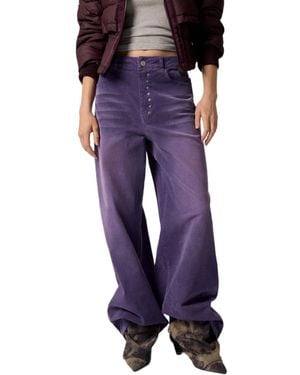 Desigual Gradient Denim Pants - Purple