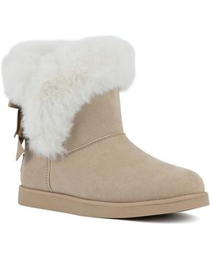 Juicy Couture King Cozy Cold Weather Booties - Natural