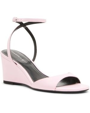 Madden Girl Lainey Two-piece Wedge Sandals - Metallic