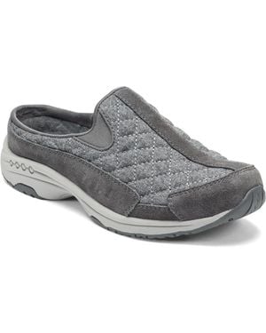 Easy Spirit Traveltime Slip-on Mule Walking Sneakers - Gray