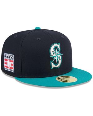 KTZ Seattle Mariners Baseball Hall Of Fame 59fifty Fitted Hat - Blue