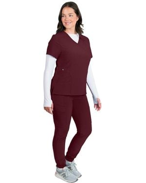 Medgear 4-way Stretch 12-pocket jogger Set - Red