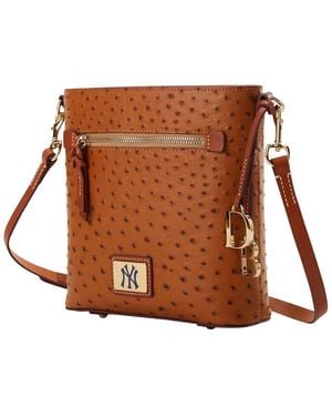 Dooney & Bourke New York Yankees Zip Crossbody Purse - Brown
