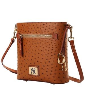 Dooney & Bourke New York Yankees Zip Crossbody Purse - Brown