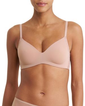 Natori Pretty Smooth Wireless T-shirt Bra - Brown