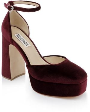 Badgley Mischka Jayda Evening Platform Pumps - Red