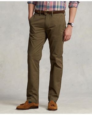 Polo Ralph Lauren Straight-fit Washed Stretch Chino Pants - Natural