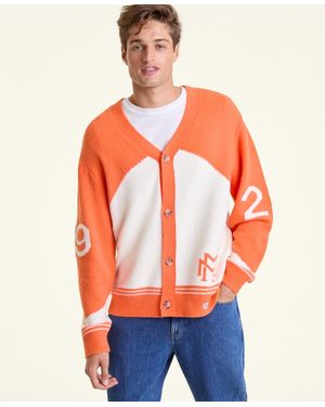 Disney | Macy's | Mickey Mouse Button Front Cardigan - Orange