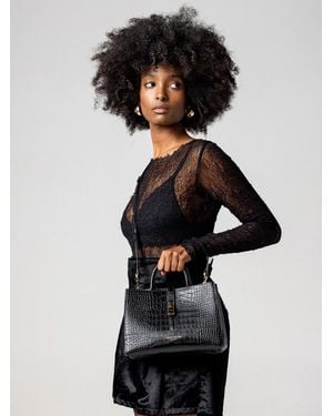 Teddy Blake Lola Croco 10" - Black