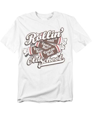 Tootsie Roll Rollin Old School T-shirt - White