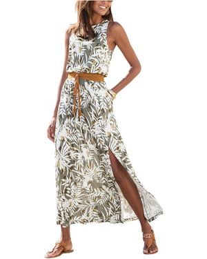 Lascana Side Slit Maxi Dress - White