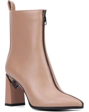TORGEIS Hyde Pointed Toe Ankle Boot - Brown
