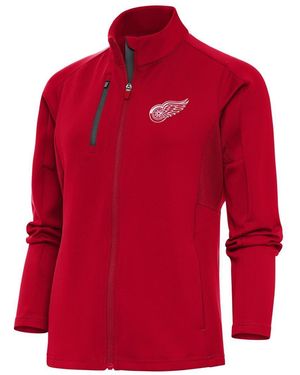 Antigua Detroit Wings Team Logo Generation Full-zip Jacket - Red
