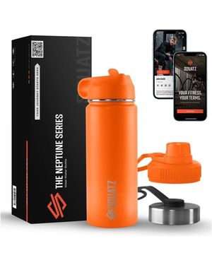 SQUATZ Insulated Stainless Steel Water Bottle - Orange