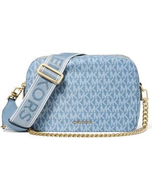 Michael Kors Michael Bryant Mini Chain Camera Crossbody Handbag - Blue