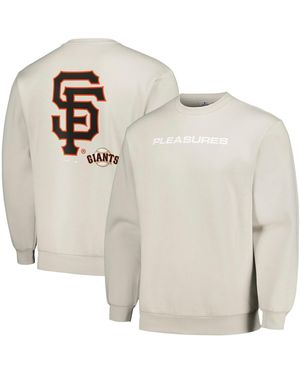Pleasures San Francisco Giants Ballpark Pullover Sweatshirt - White