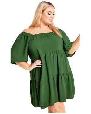 Avenue Bonnie Dress - Green