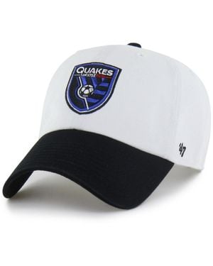 '47 San Jose Earthquakes Two-tone Clean Up Adjustable Hat - Blue