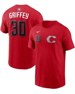 Nike Ken Griffey Jr. Cincinnati S 2026 City Connect Name Number T-shirt - Red