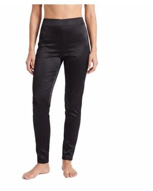 Lands' End Silk Base Layer Full Length legging Pant - Black