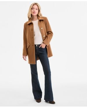 Michael Kors Michael Collared Button-front Coat - White