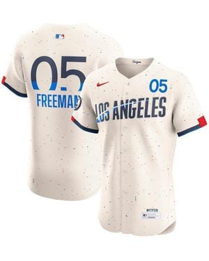 Nike Freddie Freeman Los Angeles Dodgers City Connect Elite Jersey - White