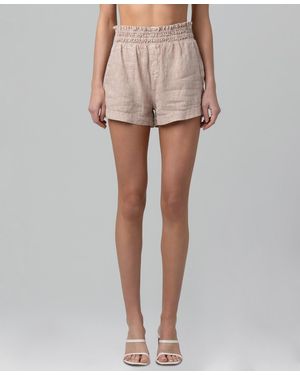 Blank NYC High-rise jogger Shorts - Natural