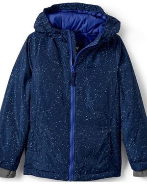 Lands' End Girls Insulated Winter Jacket - Blue
