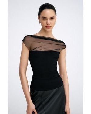 MARCELLA Cabrini Top - Black
