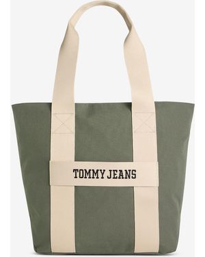 Tommy Hilfiger Retro Logo Tote Bag - White
