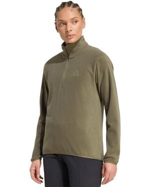 adidas Terrex Multi Essentials Half-zip Fleece Jacket - Green