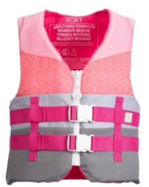 Roxy Uscg Approved S Life Vest For Boating Fishing Kayaking - Pink