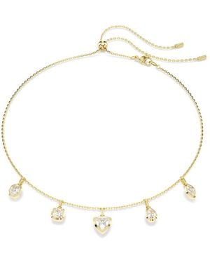 Swarovski Imber Mixed Cuts Gold-tone Plated Necklace - White