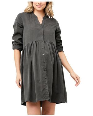 Ripe Maternity Maternity Demi Button Down Nursing Dress - Green