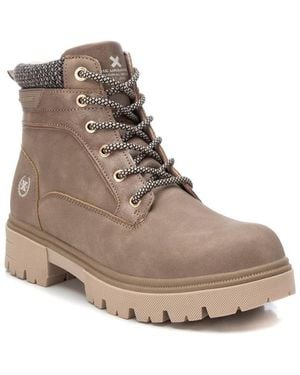 Xti Combat Ankle Booties By - Brown
