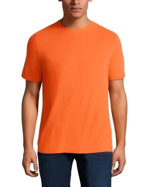 Kingsize Big & Tall Shrink-less Lightweight Crewneck T-shirt - Orange