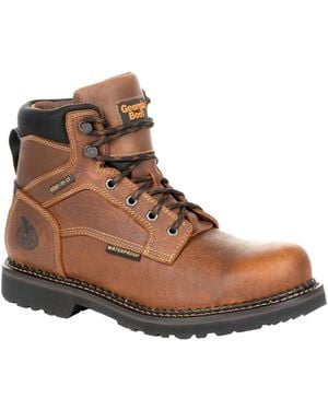 Georgia Boot Georgia Giant Revamp Waterproof Work Boot - Brown
