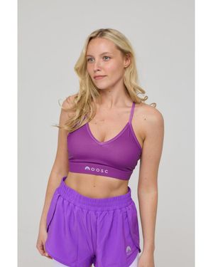 OOSC Medium Support Infinite Sports Bra - Purple