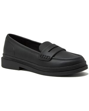 Lands' End All Weather Slip On Penny Loafers - Black