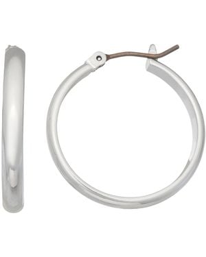 Nine West Medium -tone Hoop Earrings - Metallic