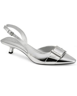 DKNY Naylor Slingback Pumps - Metallic