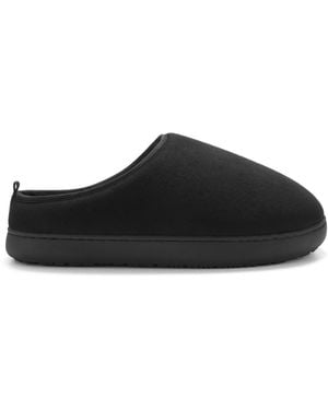 Alpine North Canmore | Insulated Faux Suede Slippers - Black