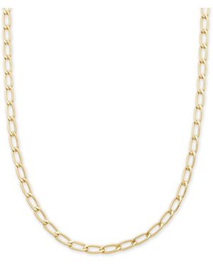 Kendra Scott 14k Gold Plated Over Brass Merrick Chain Necklace - Natural