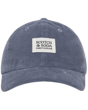 Scotch & Soda Corduroy Adjustable Cap - Blue