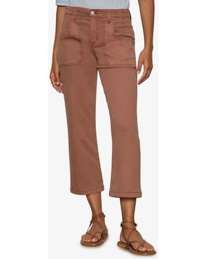 Sanctuary Retreat Wide Leg Crop Jeans - Brown