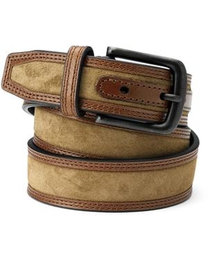 Lands' End rugged Leather Belt - Multicolor