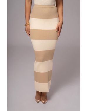 JLUXLABEL Jaide Maxi Knit Skirt - Gray